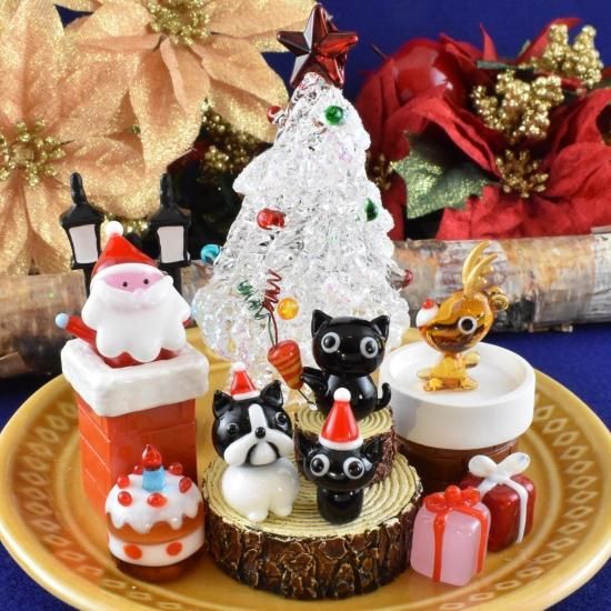 クリスマスガラス細工｜スパークリングツリー｜フォーカートグラスワークス