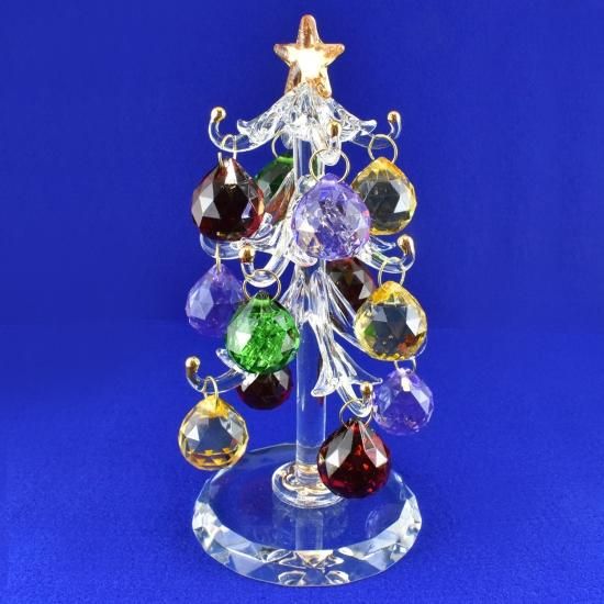 注目の クリスマスガラス細工｜クリスタルドロップツリー｜FGスタジオ アンティーク雑貨