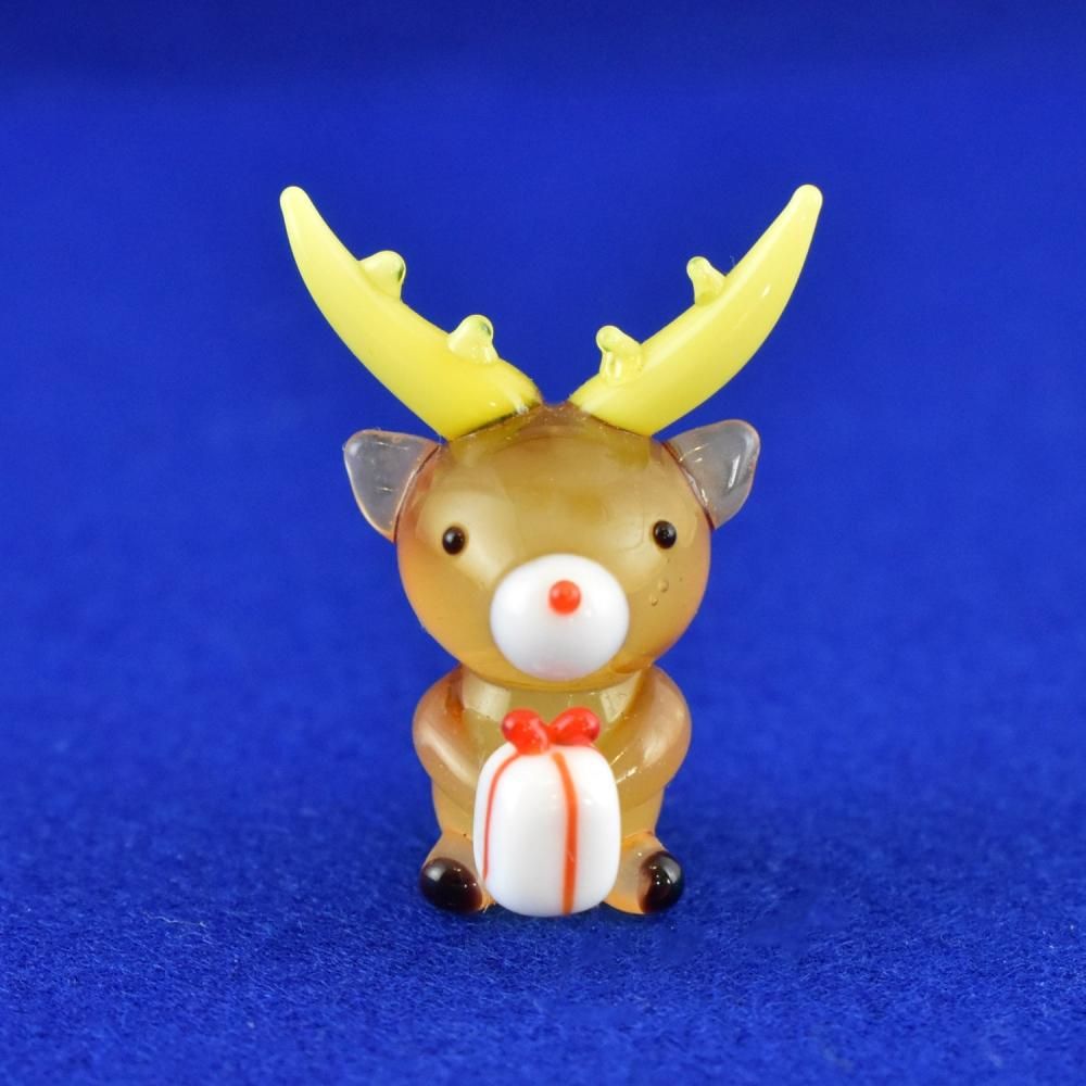 確認用ガラス細工　ミニチュア　トナカイ 確認用ガラス細工 ミニチュア トナカイ