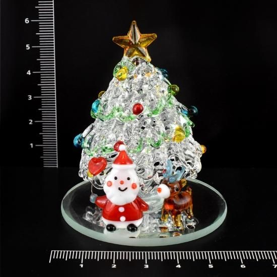 クリスマスガラス細工|ミニカラフルツリーセット|FGスタジオ クリスマスガラス細工|ミニカラフルツリーセット|FGスタジオ