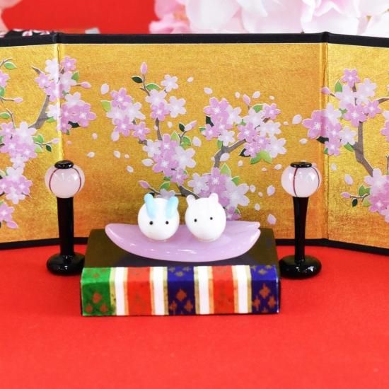 ガラス細工 節句 ももの節句 お雛様 ひな人形 かわいい