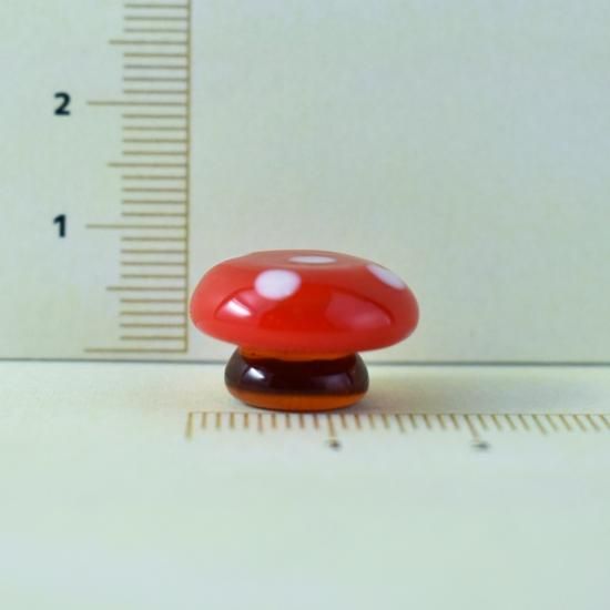 ミニチュアガラス細工｜きのこRD｜フォーカートグラスワークス