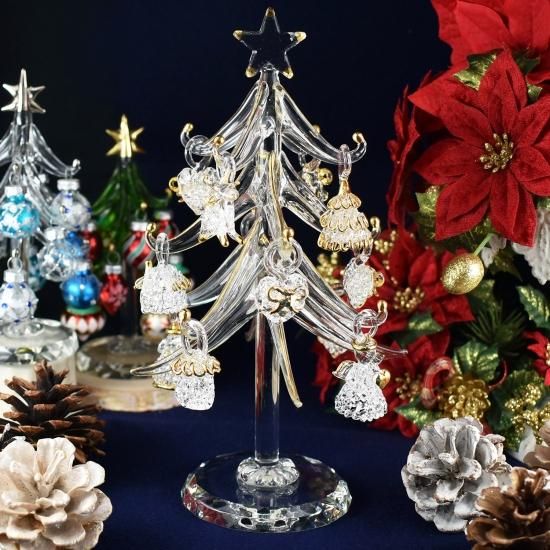 クリスマスガラス細工|クリスタルドロップツリー|FGスタジオ クリスマスガラス細工|クリスタルドロップツリー|FGスタジオ