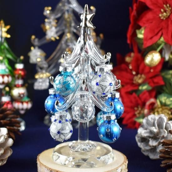 Parise Vetro イタリア 吹ガラス細工 クリスマスツリー