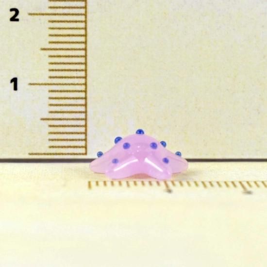 ガラス細工　ミニチュア　ヒトデ ガラス細工 ヒトデ ミニチュア 置物 雑貨 海 小物 : きたの