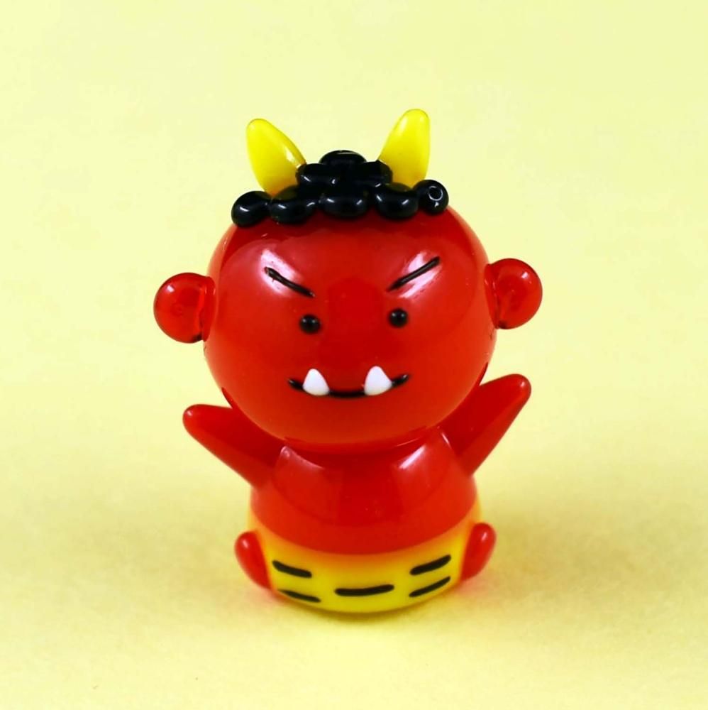 童話とおとぎの国のガラス細工｜赤鬼｜フォーカートグラスワークス