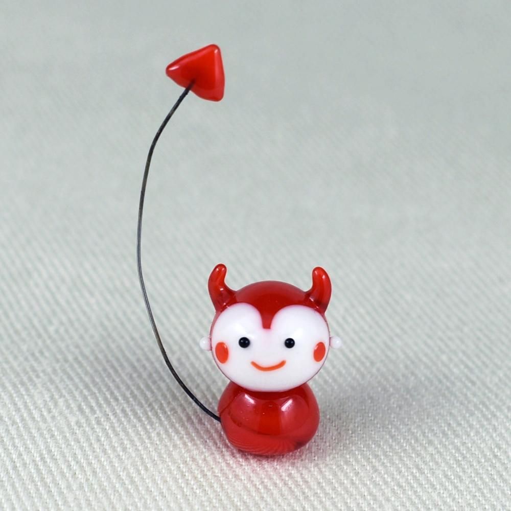みんなが待ってた！＼再入荷待ち／人気ランキング ハロウィンガラス細工｜赤悪魔ちゃん｜FGスタジオ｜フォーカート 工芸品