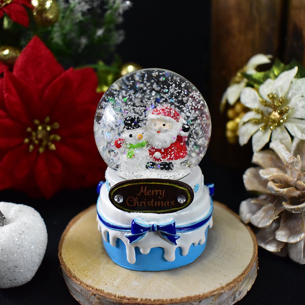 クリスマスガラス細工｜X'masスノードーム：クリスマスケーキ｜FG