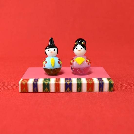 ガラス細工のお雛様｜陽春雛飾り｜フォーカートグラスワークス