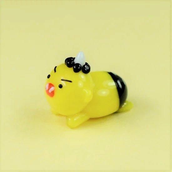 童話のミニチュアガラス細工｜黄鬼｜フォーカートグラスワークス