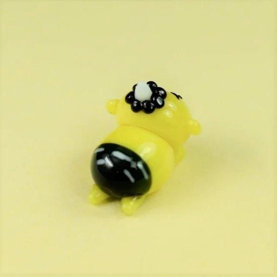 童話のミニチュアガラス細工｜黄鬼｜フォーカートグラスワークス