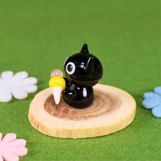 ガラス細工｜アイスクロネコ｜フォーカートグラスワークス限定