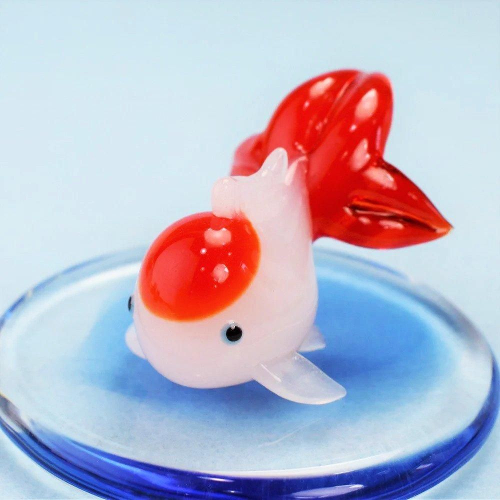 ガラス細工|あぶく金魚L|FGスタジオ|フォーカート ガラス細工|あぶく金魚L|FGスタジオ|フォーカート