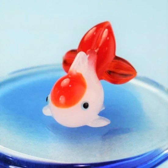 ミニチュアガラス細工|金魚|FGスタジオ|フォーカート ミニチュアガラス細工|金魚|FGスタジオ|フォーカート