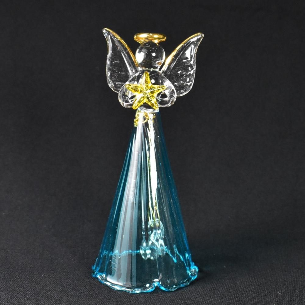 天使のガラス細工｜天使ベル：星に願いを｜フォーカートグラスワークス