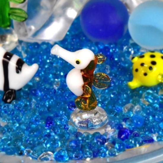 ミニチュアガラス細工|海の人気者|FGスタジオ|フォーカート ミニチュアガラス細工|海の人気者|FGスタジオ|フォーカート