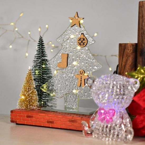 ガラス細工｜LEDクリスマスツリーステージ｜フォーカートグラス