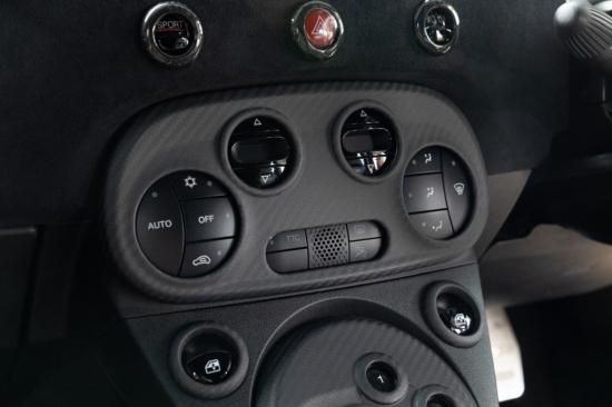 アバルト ABARTH カーボン エアベント コンソール カバー KOSHI