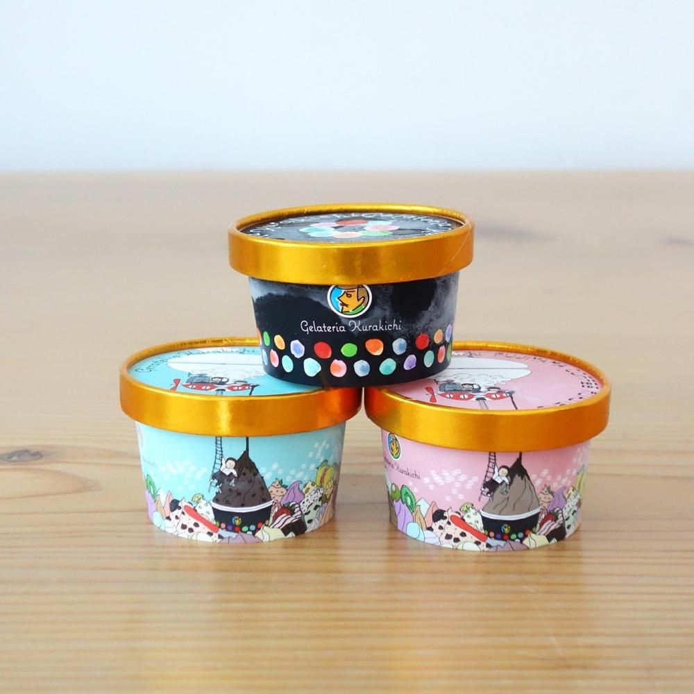 オリジナルジェラート3種セット | クラキチ×フジヤマコーヒー