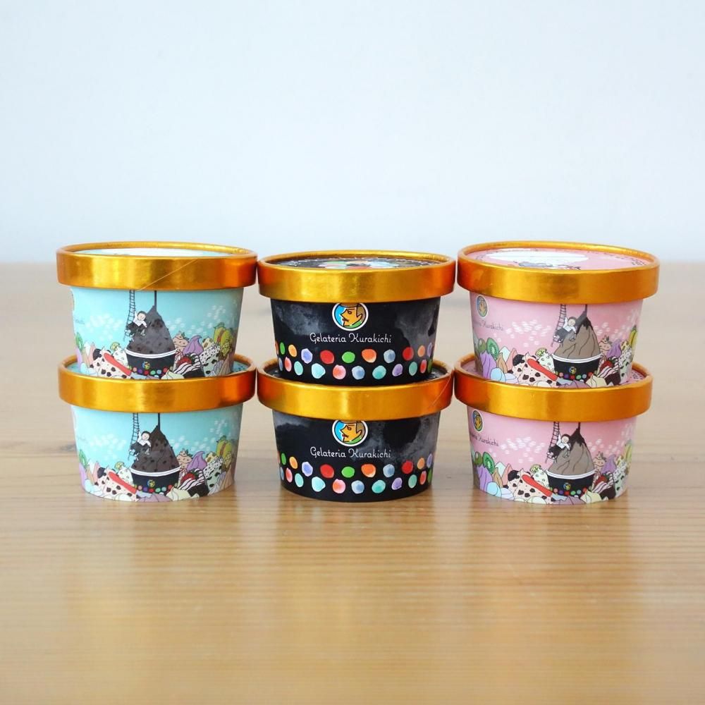 オリジナルジェラート3種セット | クラキチ×フジヤマコーヒー