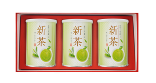 季節限定商品　新茶缶(90g)NK10×3缶詰