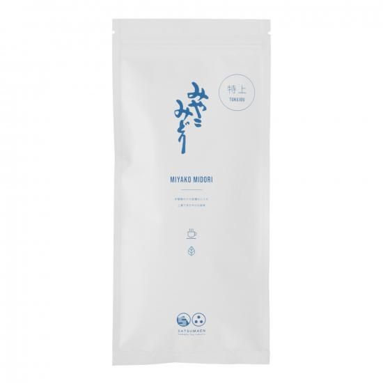 特上みやこみどり【都印】 74g袋詰 - SATSUMAEN KAMADA Tea Industry 特上みやこみどり【都印】 74g袋詰 - SATSUMAEN KAMADA Tea Industry