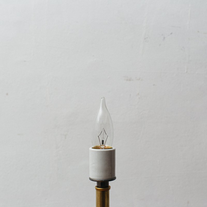 LAMP BULB E26 60W - FLAME TIP CL<br>白熱電球 E26 60W クリア