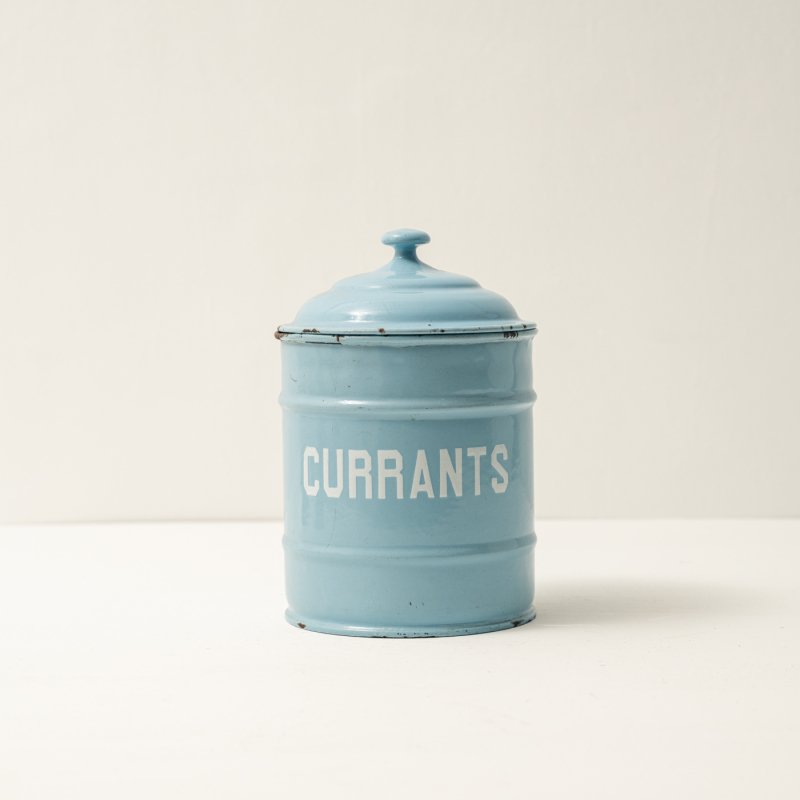 CANISTER CURRANTS<br>ホーロー キャニスター ブルー 