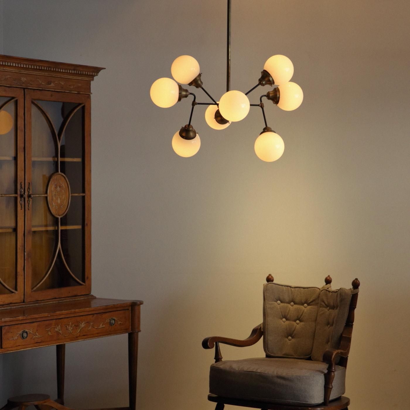 OCH013 8 BULBS LIGHT - POINT NO.39｜東京｜五反田｜真鍮照明