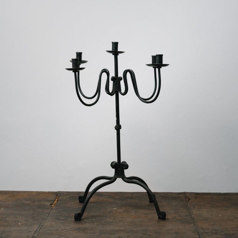 IRON CANDLE STAND<br> ヴィンテージ アイアンキャンドルスタンド