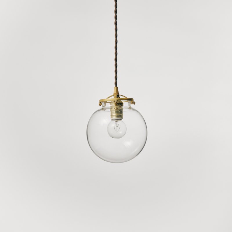 OPL102B-CL<br>GLASS SHADE LAMP-S size CL / 真鍮ガラスシェード照明