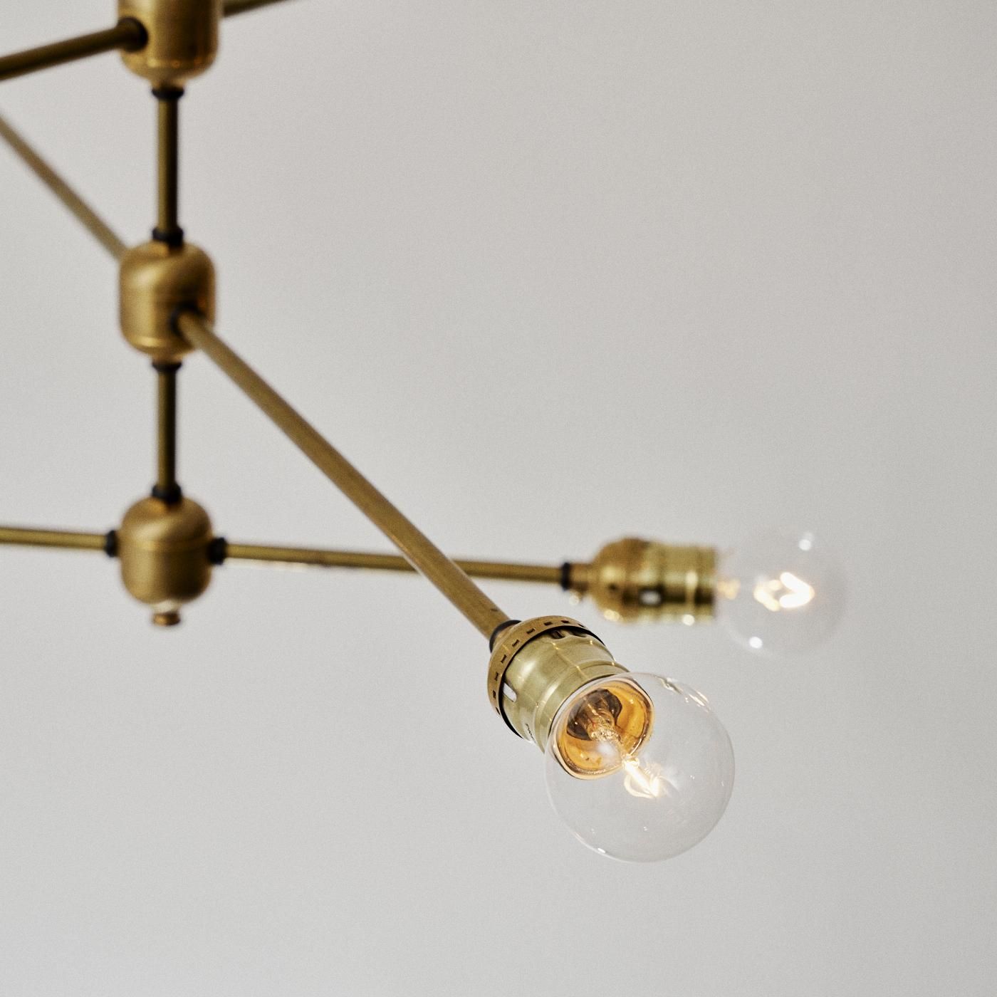 アメリカ製 シャンデリア☆ゴールドフレーム ミルクガラス LED10W×５灯 アメリカ製 シャンデリア☆ゴールドフレーム ミルクガラス