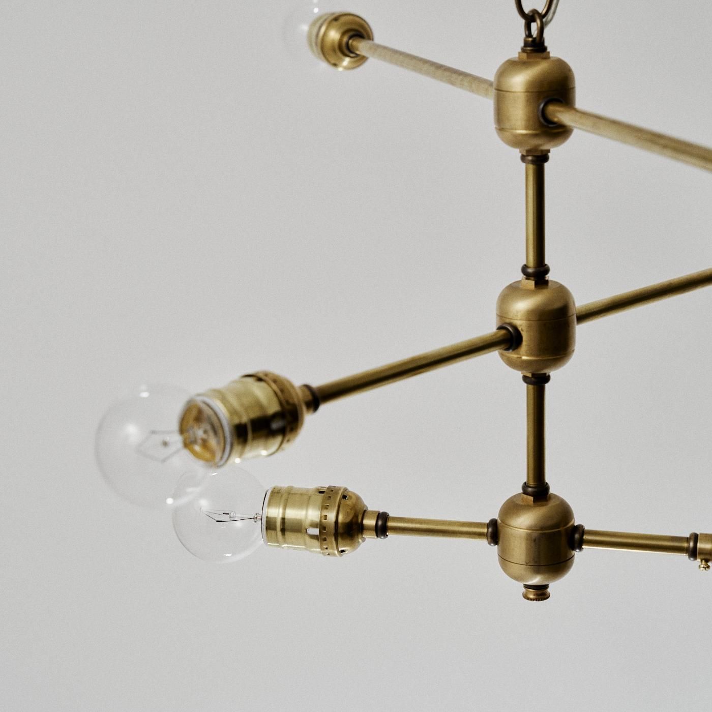 OCH011 6 BULBS LIGHT - POINT NO.39|東京|五反田|真鍮照明 OCH011 6 BULBS LIGHT - POINT NO.39|東京|五反田|真鍮照明