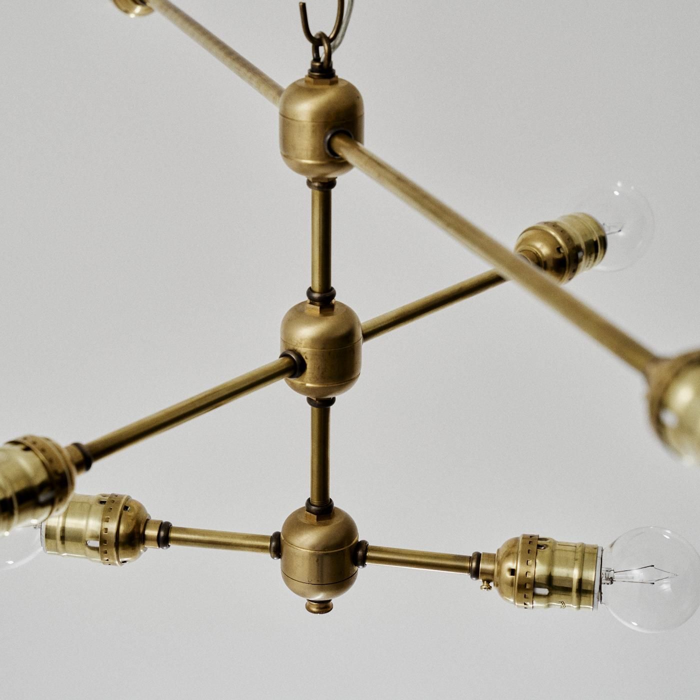 OCH011 6 BULBS LIGHT - POINT NO.39｜東京｜五反田｜真鍮照明