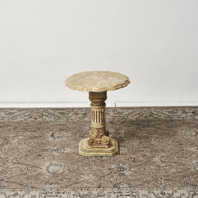 STONE TOP SIDE TABLE<br>ヴィンテージ ストーンサイドテーブル