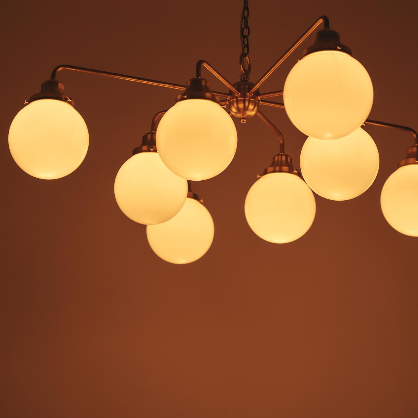 OCH016 8 BULBS CHANDELIER - POINT NO.39｜東京｜五反田｜真鍮照明
