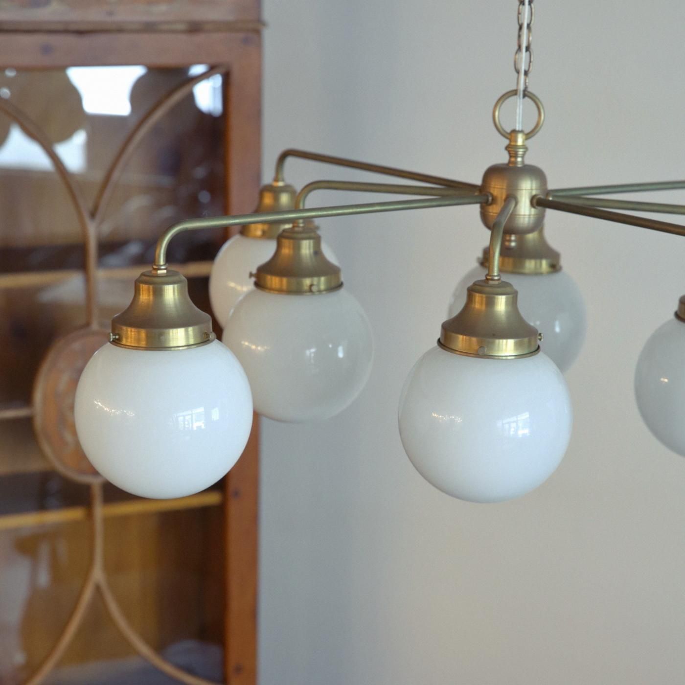 OCH016 8 BULBS CHANDELIER - POINT NO.39｜東京｜五反田｜真鍮