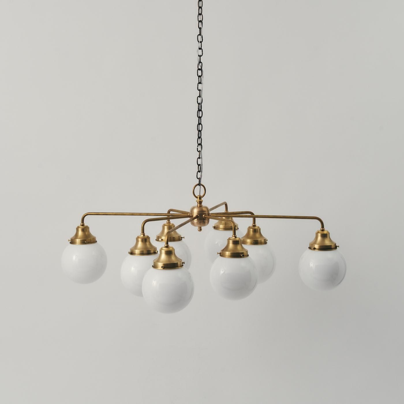 OCH016 8 BULBS CHANDELIER - POINT NO.39｜東京｜五反田｜真鍮照明