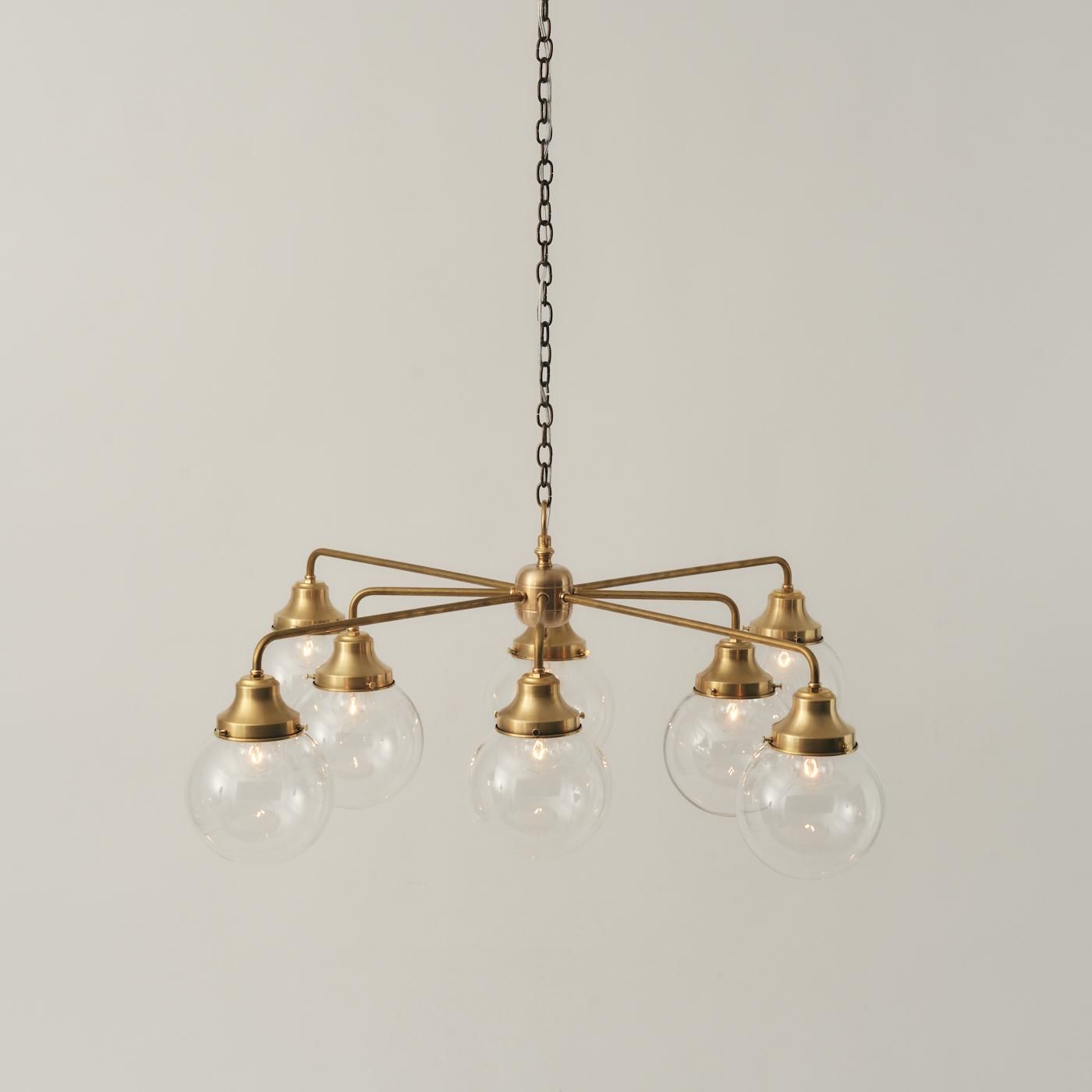 OCH016 8 BULBS CHANDELIER - POINT NO.39｜東京｜目黒｜真鍮