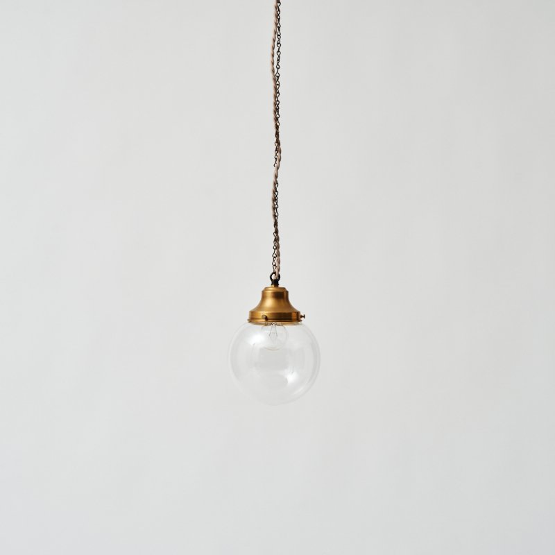 OPL104-CL<br>GLASS SHADE LAMP-S size CL / 真鍮ガラスシェード照明