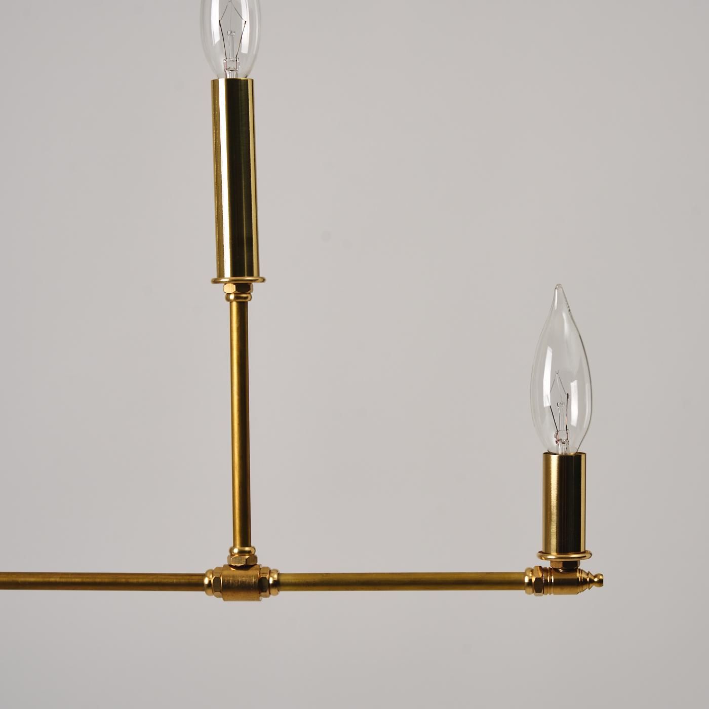 OCH008 6 BULBS CHANDELIER - POINT NO.39｜東京｜五反田｜真鍮