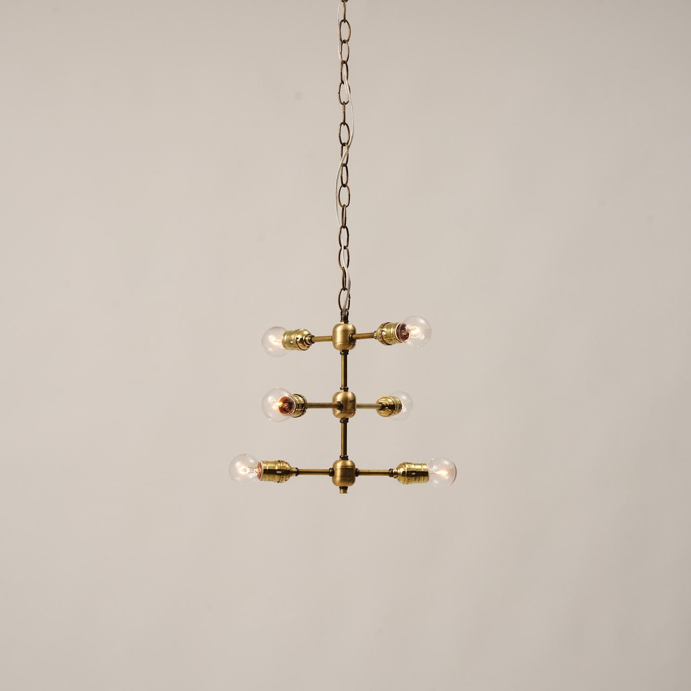 OCH005 6 BULBS LIGHT - POINT NO.39｜東京｜五反田｜真鍮照明