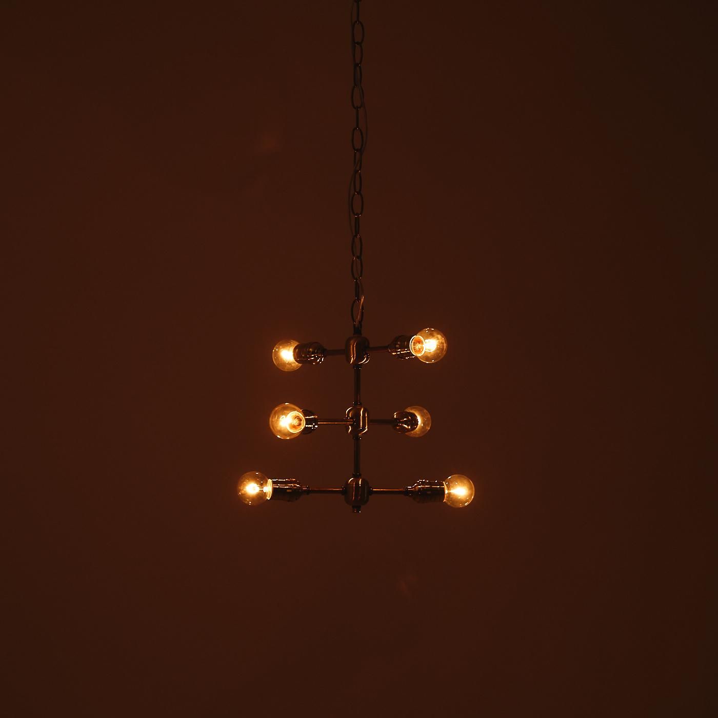 OCH005 6 BULBS LIGHT - POINT NO.39｜東京｜五反田｜真鍮照明