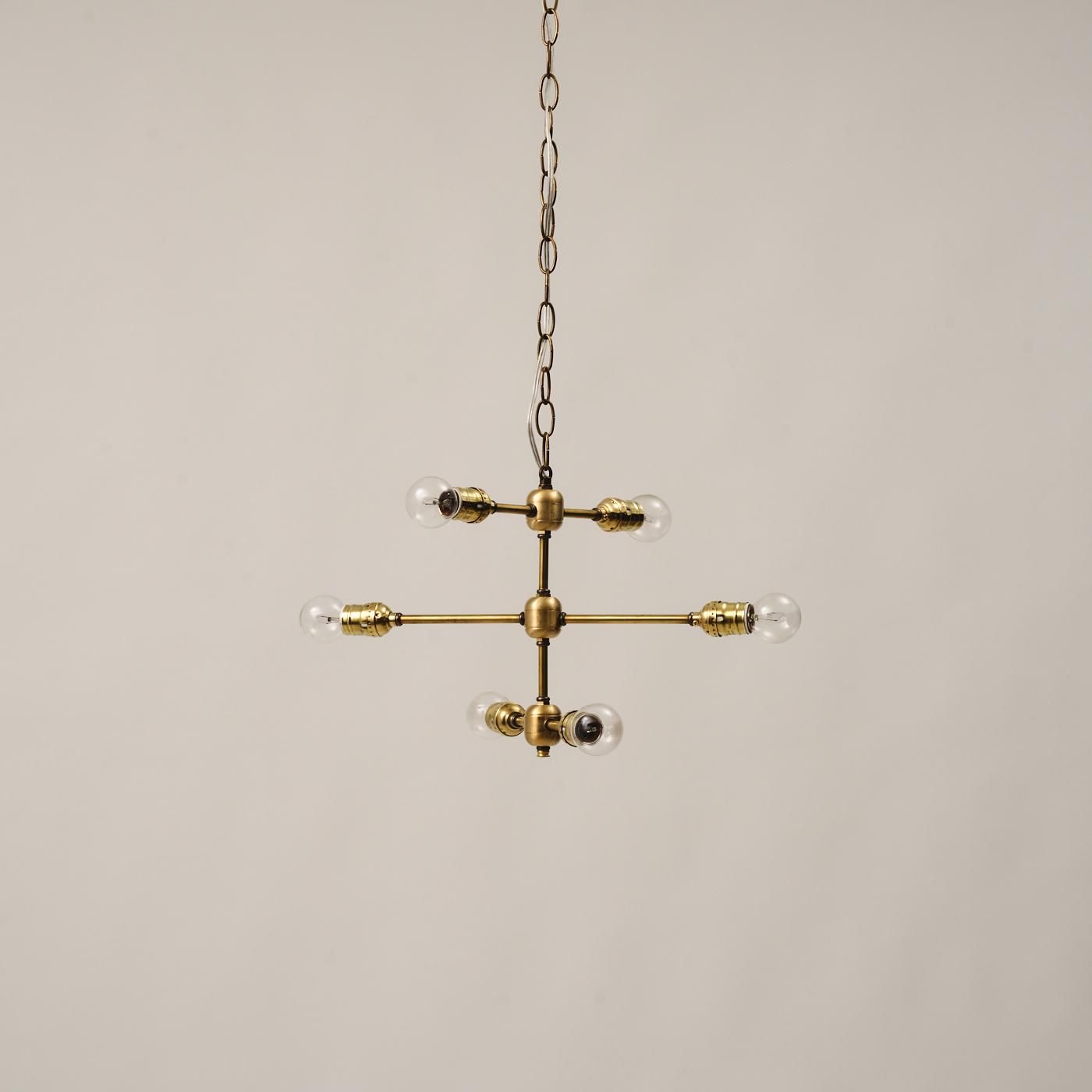 OCH005 6 BULBS LIGHT - POINT NO.39｜東京｜五反田｜真鍮照明