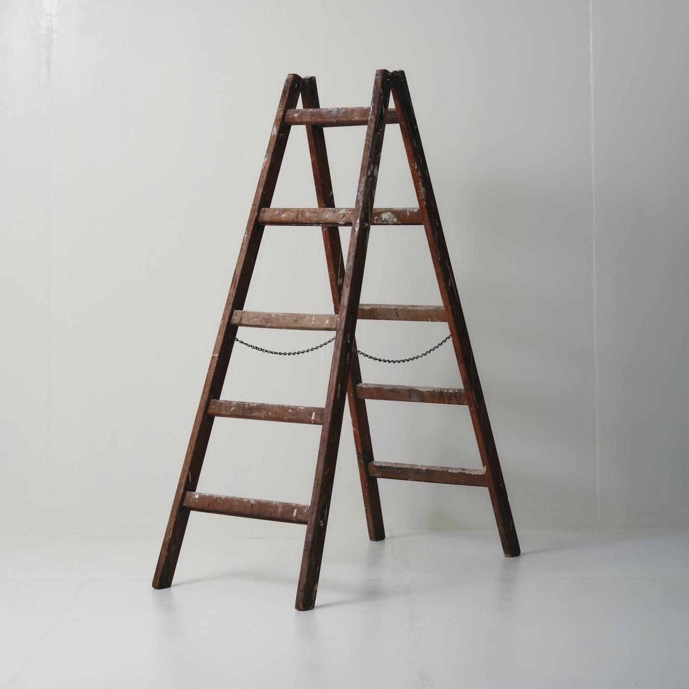 WOOD STEP LADDER - POINT NO.39｜東京｜目黒｜真鍮照明｜ヴィンテージ家具