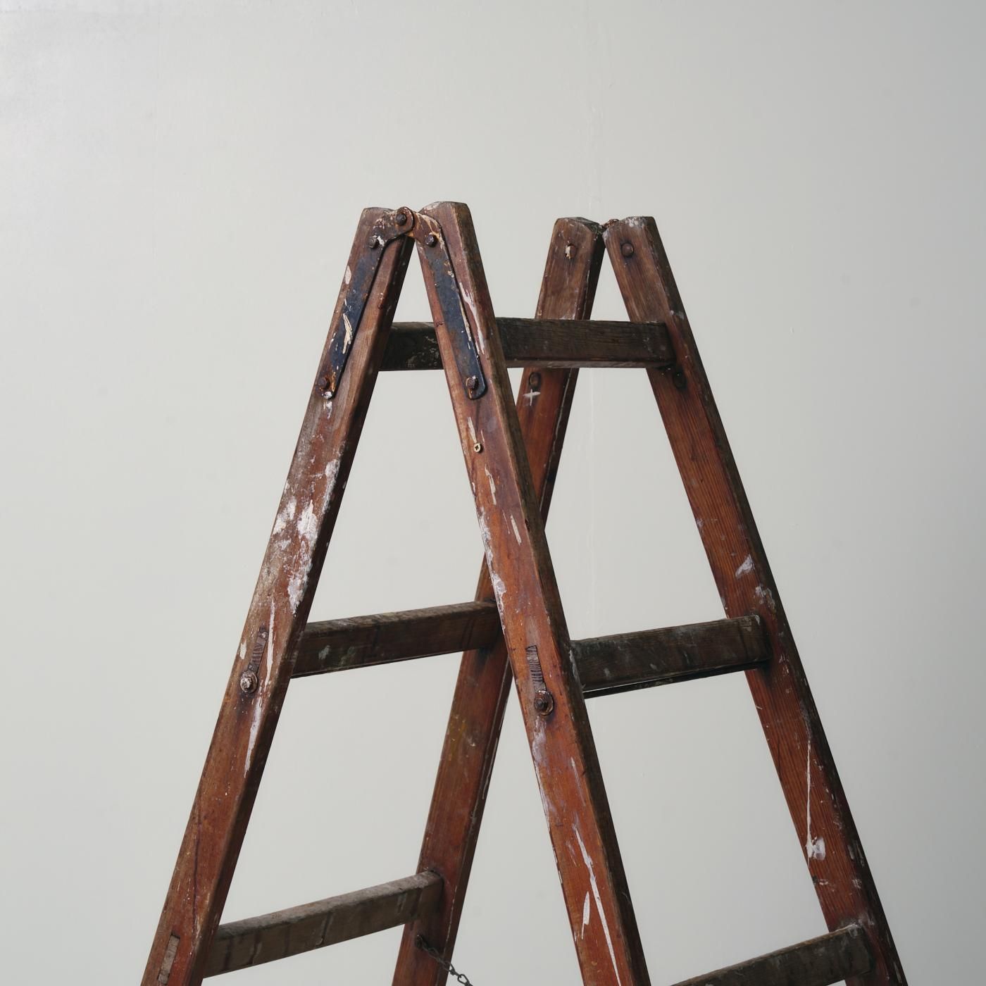 WOOD STEP LADDER - POINT NO.39｜東京｜目黒｜真鍮照明｜ヴィンテージ家具