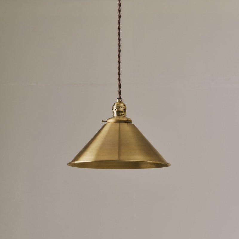 OPL072<br>METAL PENDANT LAMP-L size BRASS / メタルシェード照明 真鍮