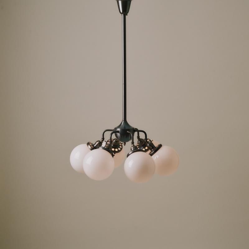 OCH018-A<br>INDUSTRIAL POLE CHANDELIER - Black Brass / 67ܰʹߤϤͽ