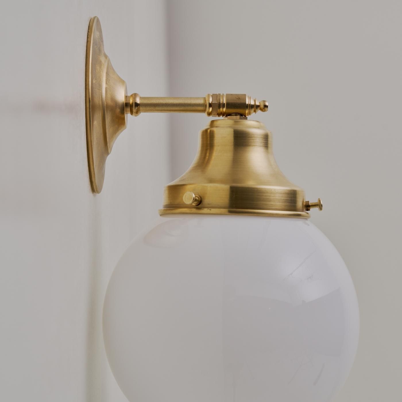 POINT NO.39のオリジナル真鍮ライト2灯 OBL034 GLASS SHADE BRACKET LAMP - POINT NO.39｜東京｜五反田