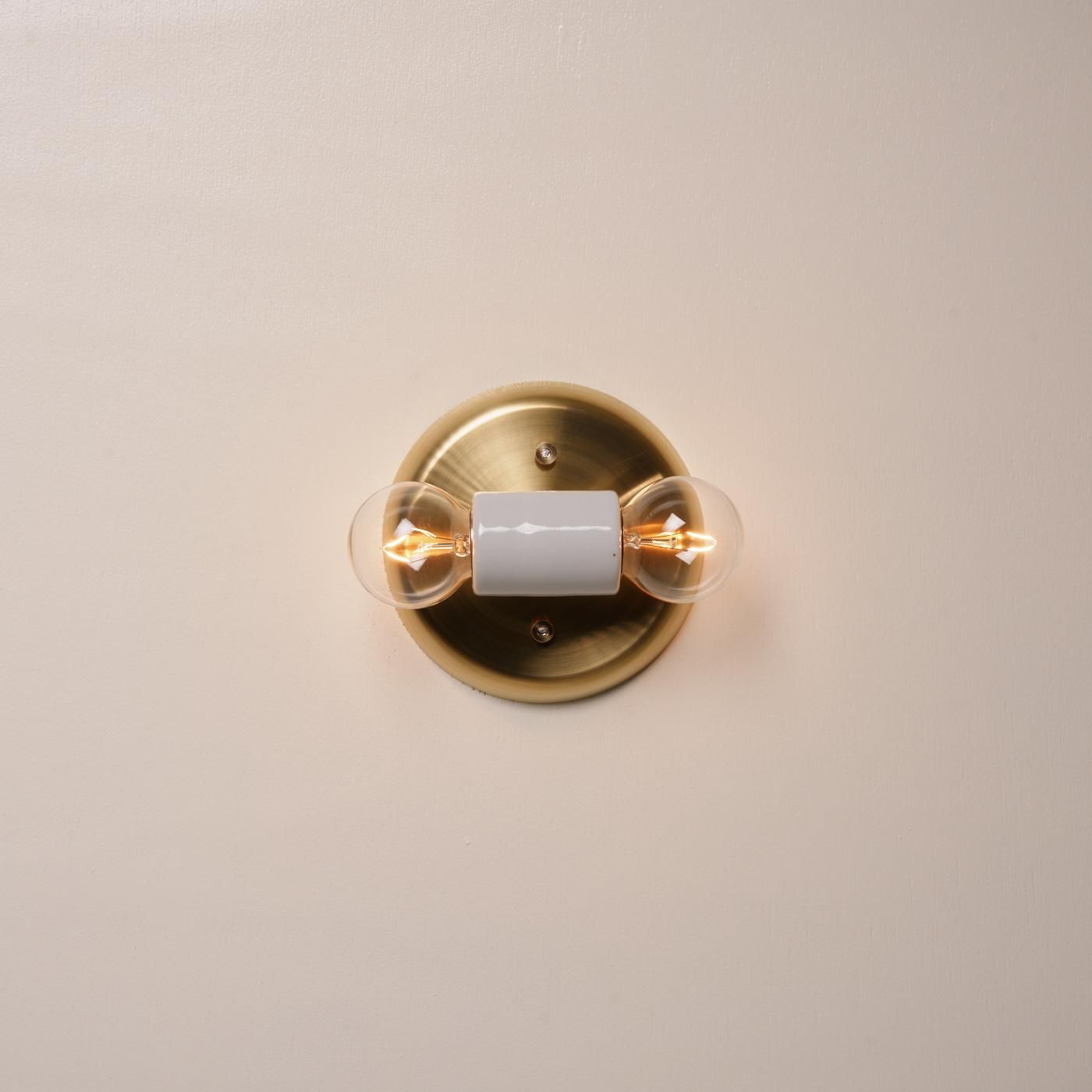 OBL052 2 BLUBS BRACKET LAMP - POINT NO.39｜東京｜五反田｜真鍮照明